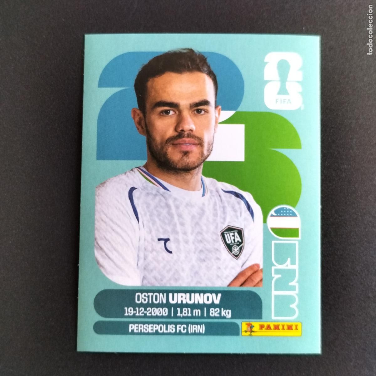 Figurine di Calcio: UZB 17 OSTON URUNOV UZBEKISTAN CROMOS STICKER MUNDIAL 26 2026 FIFA WORLD CUP PANINI