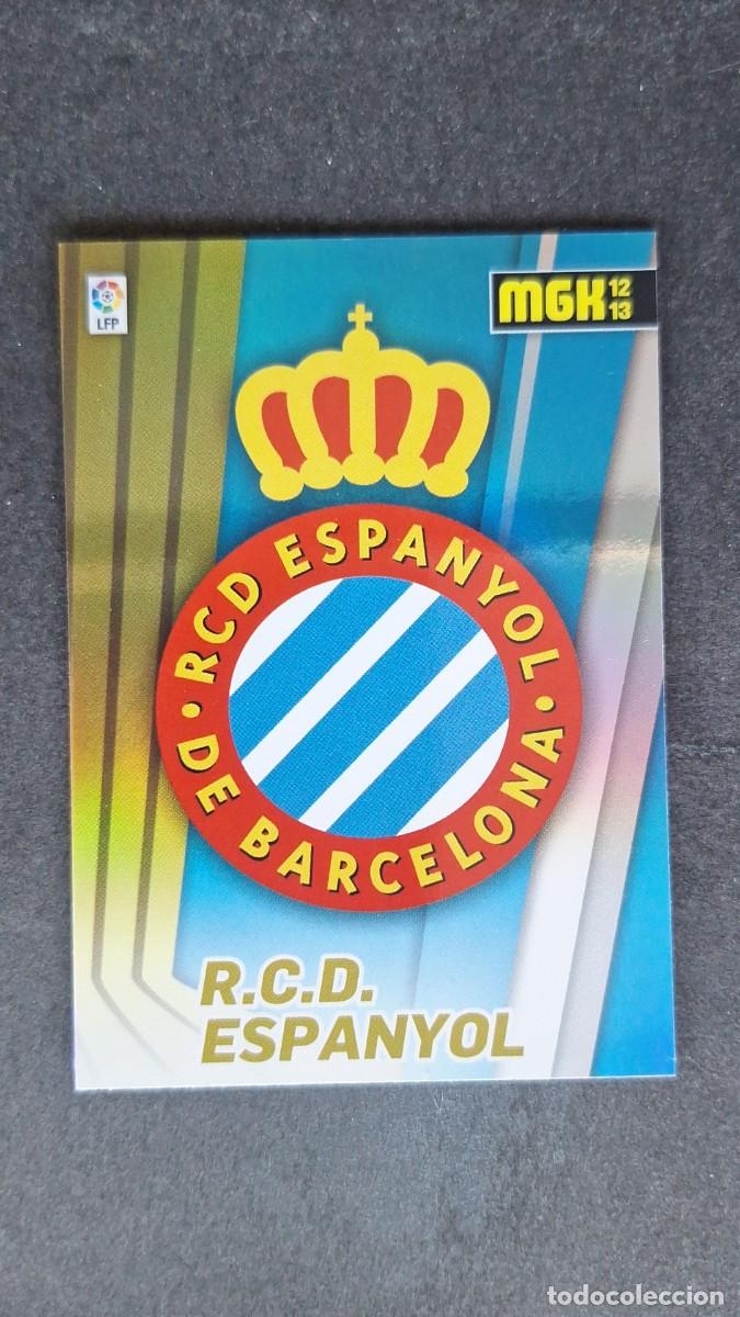Figurine di Calcio: L1 ESCUDO R. C. D. ESPA&Ntilde;OL 109 PANINI MEGACRACKS 2012 2013 12 13