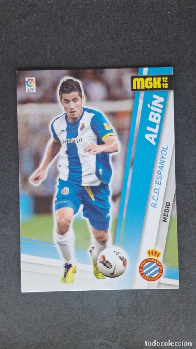 Cromos de f&uacute;tbol: L1 ALBIN R. C. D. ESPA&Ntilde;OL 120 PANINI MEGACRACKS 2012 2013 12 13