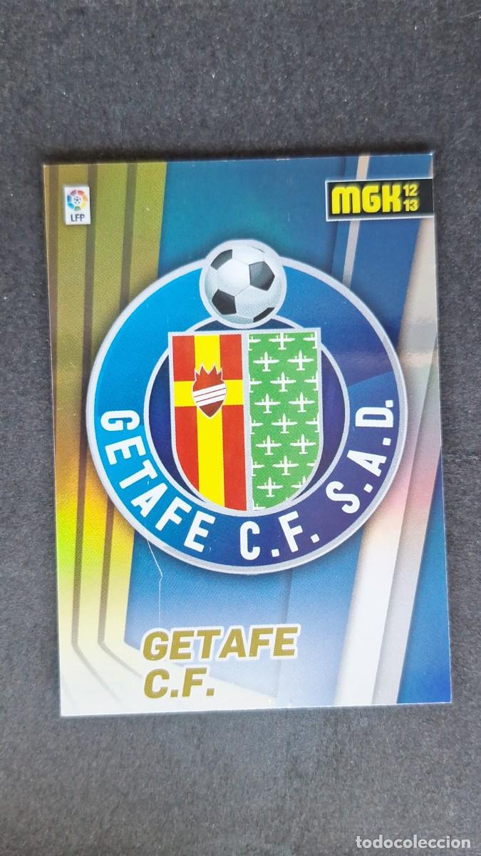 Cromos de f&uacute;tbol: L1 ESCUDO GETAFE C. F. 127 PANINI MEGACRACKS 2012 2013 12 13