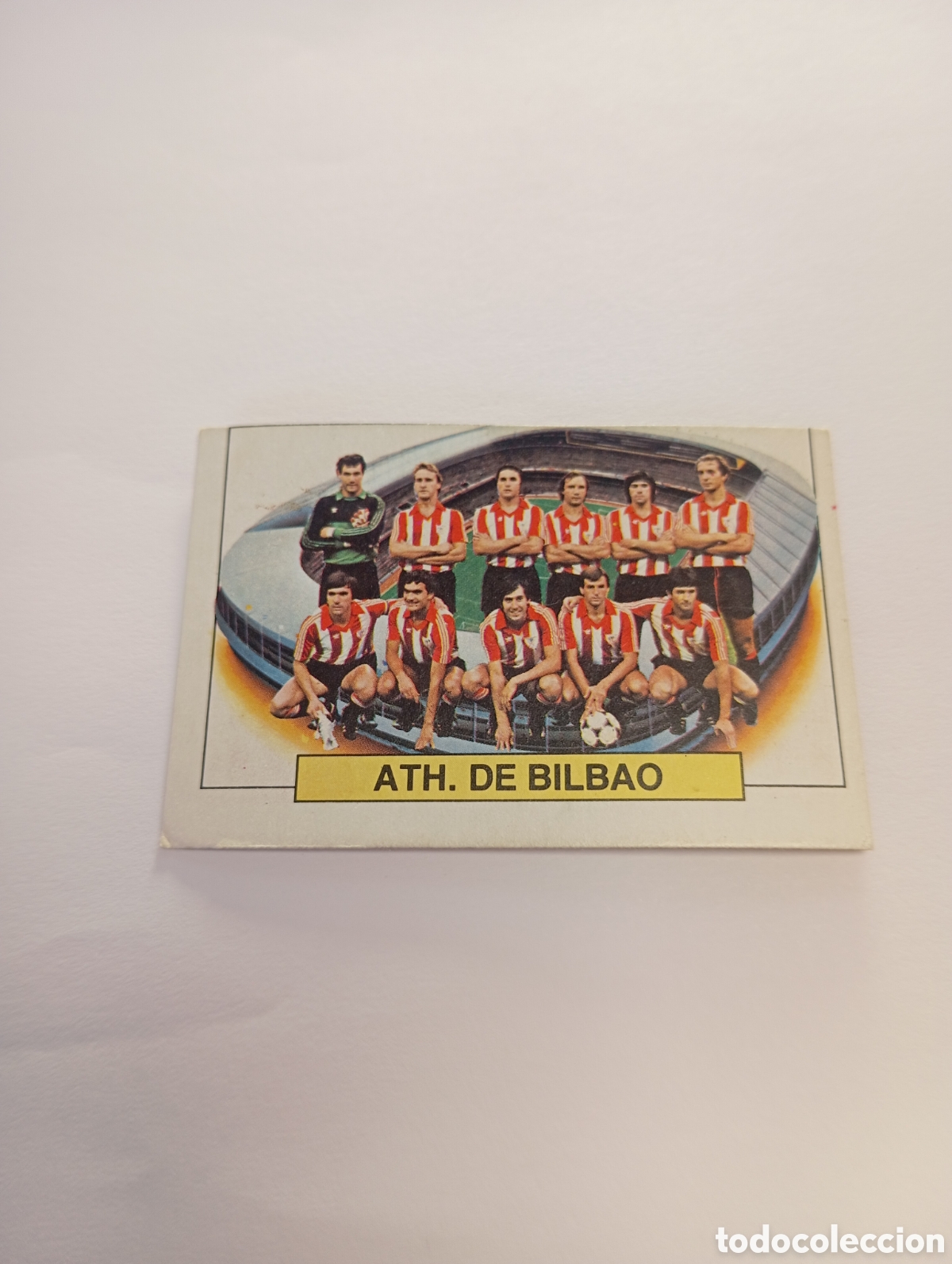 Cromos de f&uacute;tbol: ALINEACI&Oacute;N Athletic Club Bilbao Liga Este 1983 1984 NUEVO 83 84 SIN PEGAR