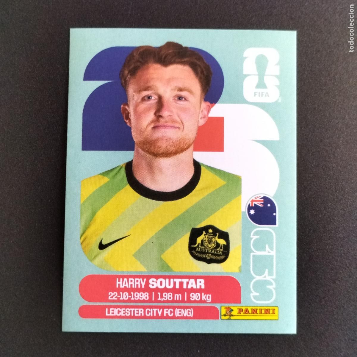 Cromos de f&uacute;tbol: AUS 4 HARRY SOUTTAR AUSTRALIA CROMOS STICKER MUNDIAL 26 2026 FIFA WORLD CUP PANINI