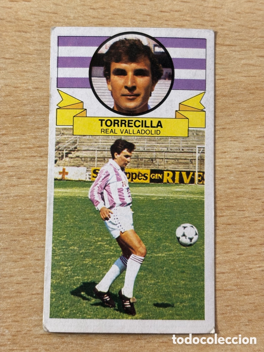 Cromos de f&uacute;tbol: Torrecilla coloca Real Valladolid Ediciones Este 85/86 1985 1986 sin pegar