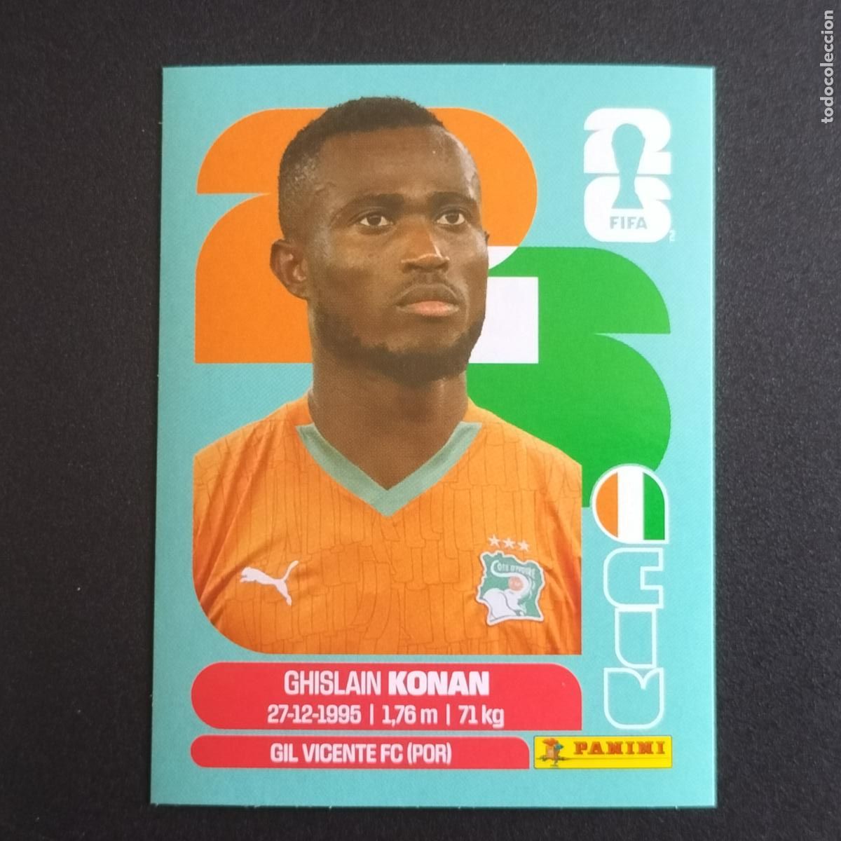 Cromos de f&uacute;tbol: CIV 3 GHISLAIN KONAN COSTA DE MARFIL CROMOS STICKER MUNDIAL 26 2026 FIFA WORLD CUP PANINI