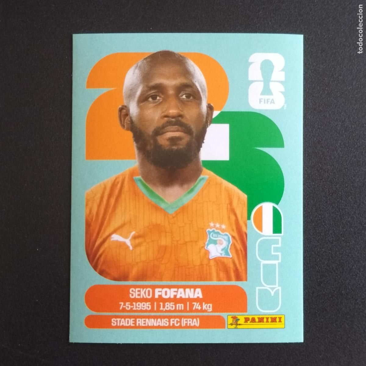Cromos de f&uacute;tbol: CIV 11 SEKO FOFANA COSTA DE MARFIL CROMOS STICKER MUNDIAL 26 2026 FIFA WORLD CUP PANINI