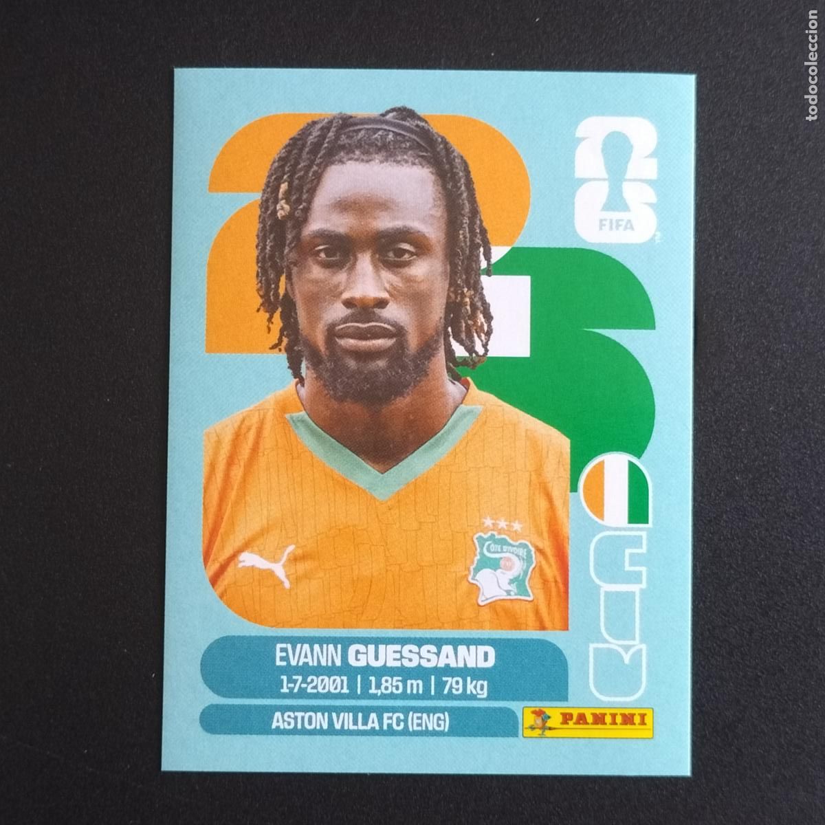 Cromos de f&uacute;tbol: CIV 19 EVANN GUESSAND COSTA DE MARFIL CROMOS STICKER MUNDIAL 26 2026 FIFA WORLD CUP PANINI
