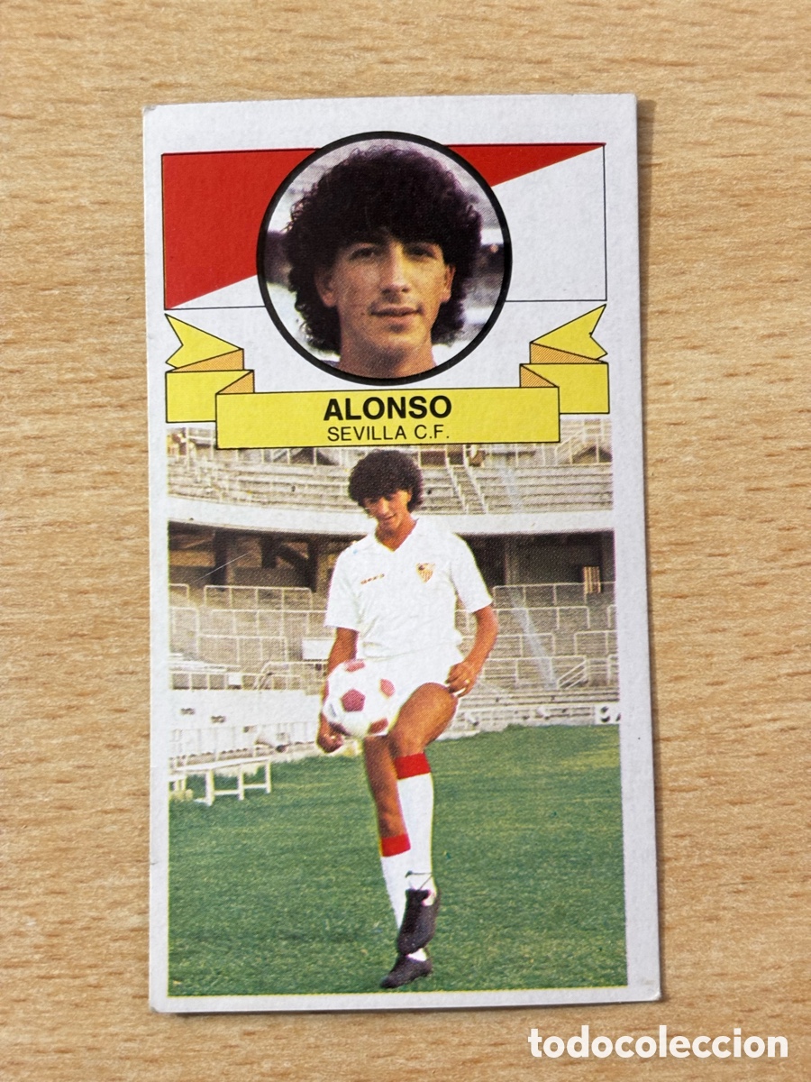 Cromos de f&uacute;tbol: Alonso Coloca Sevilla CF Ediciones Este 85/86 1985 1986 sin pegar