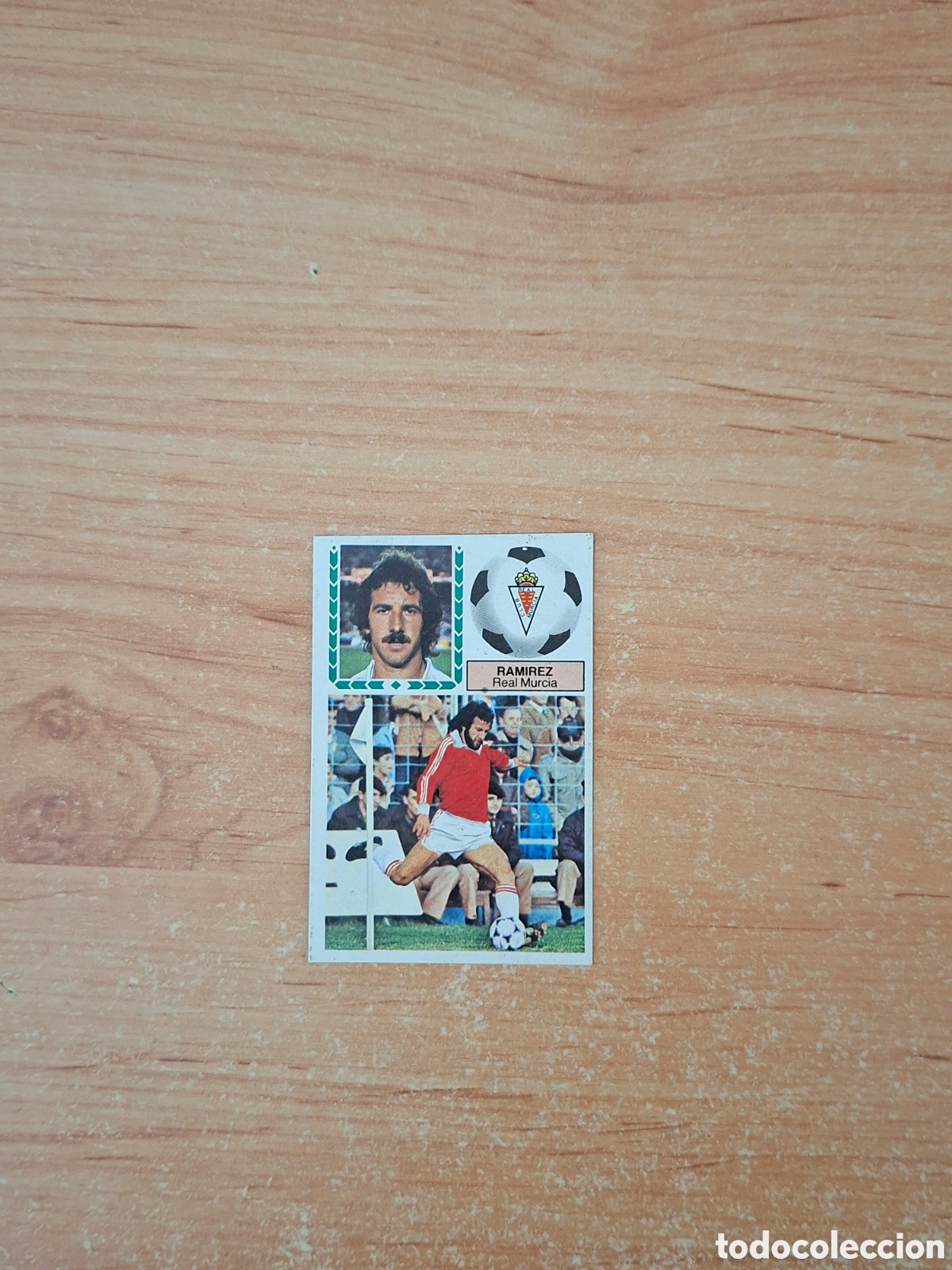Figurine di Calcio: Este 83 84 Ram&iacute;rez Murcia fichaje 37 despegado ver fotos