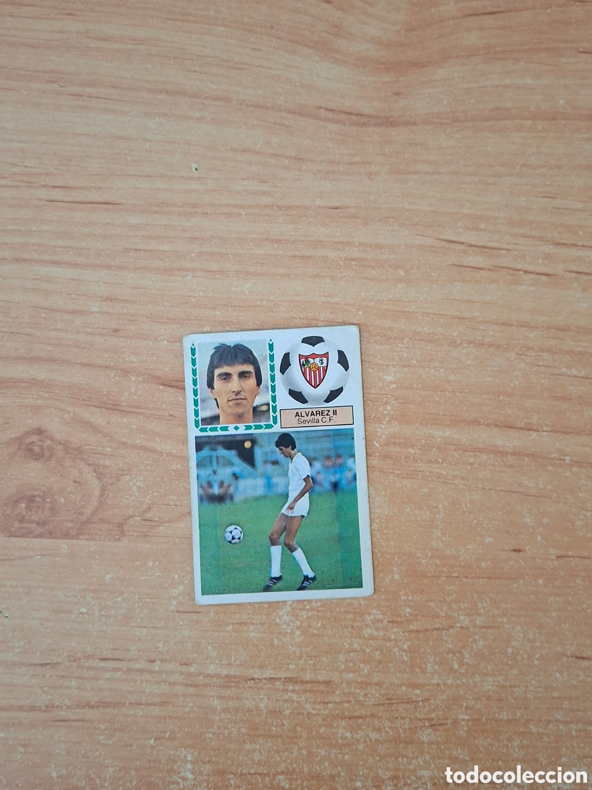 Figurine di Calcio: Este 83 84 alvarez ll Sevilla fichaje 34 despegado ver fotos