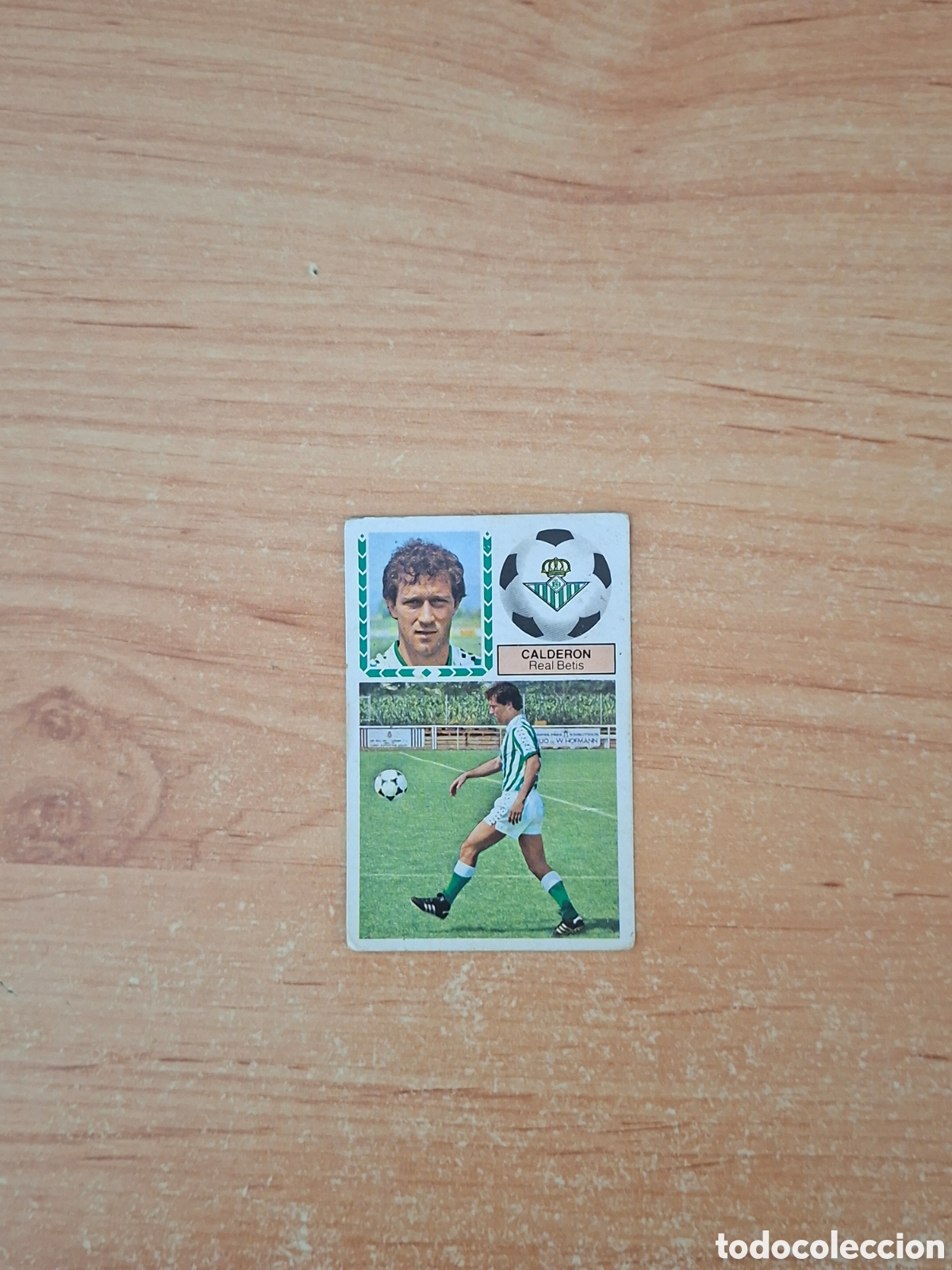 Football Stickers: Este 83 84 Calder&oacute;n betis fichaje 28 despegado ver fotos