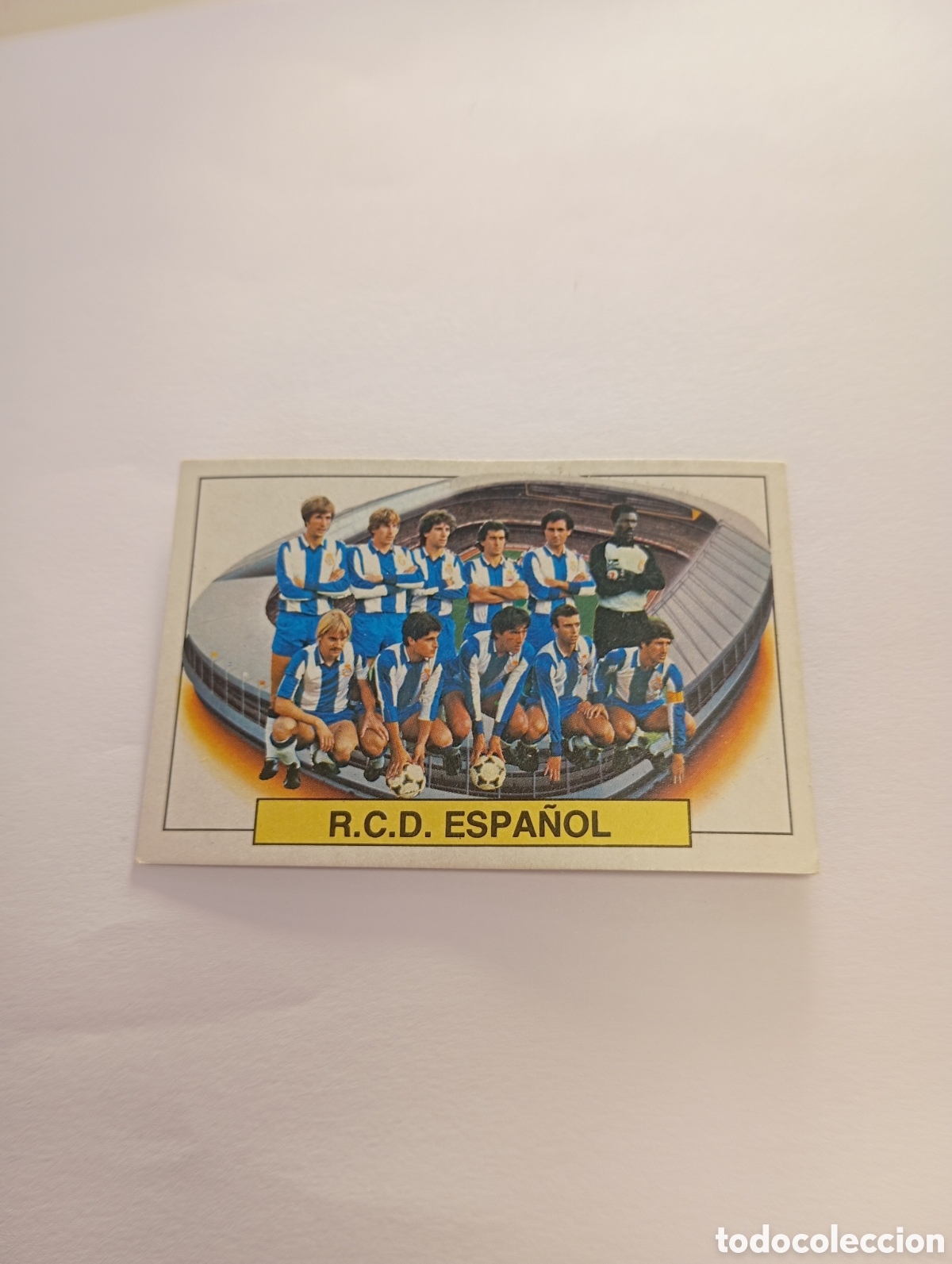 Cromos de f&uacute;tbol: ALINEACI&Oacute;N ESPA&Ntilde;OL ESPANYOL Liga Este 1983 1984 NUEVO 83 84 SIN PEGAR
