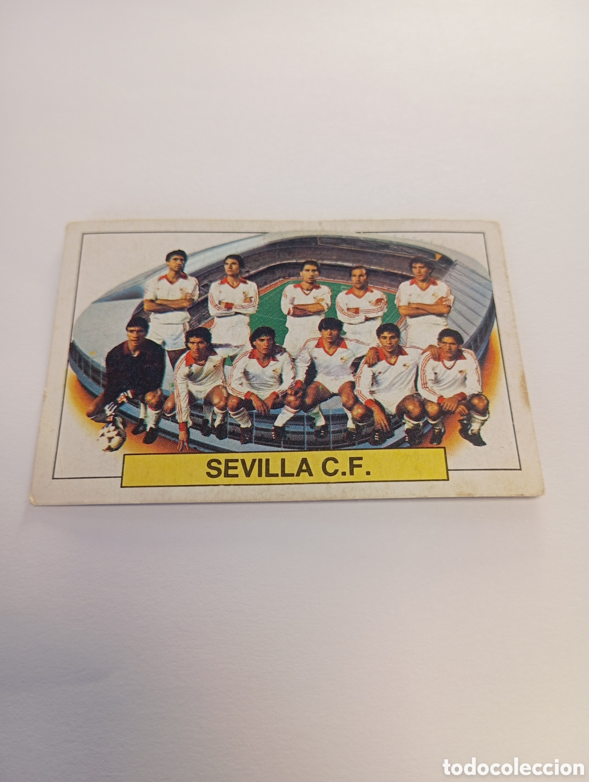 Cromos de f&uacute;tbol: ALINEACI&Oacute;N SEVILLA Liga Este 1983 1984 NUEVO 83 84 SIN PEGAR