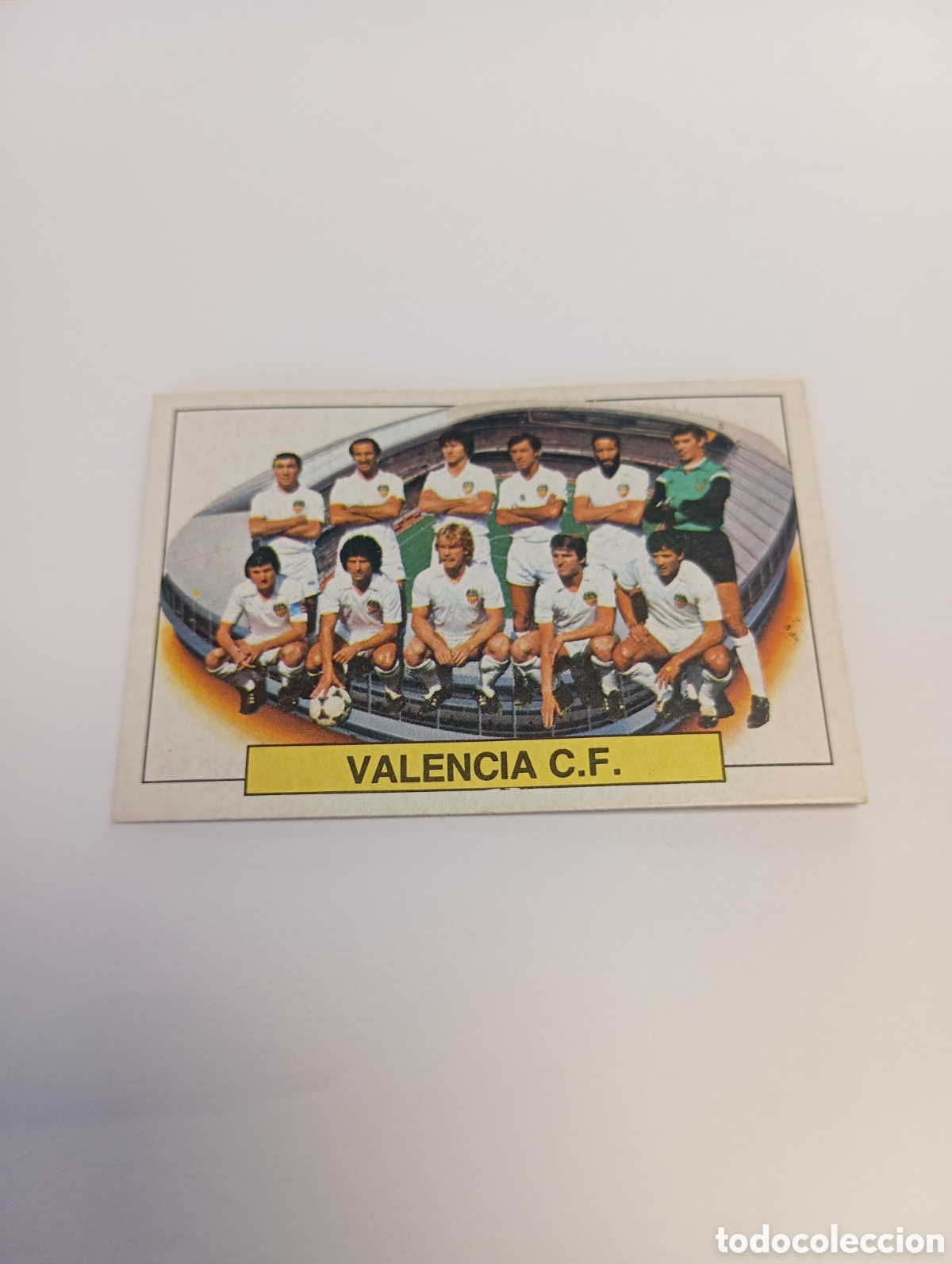Cromos de f&uacute;tbol: ALINEACI&Oacute;N VALENCIA Liga Este 1983 1984 NUEVO 83 84 SIN PEGAR