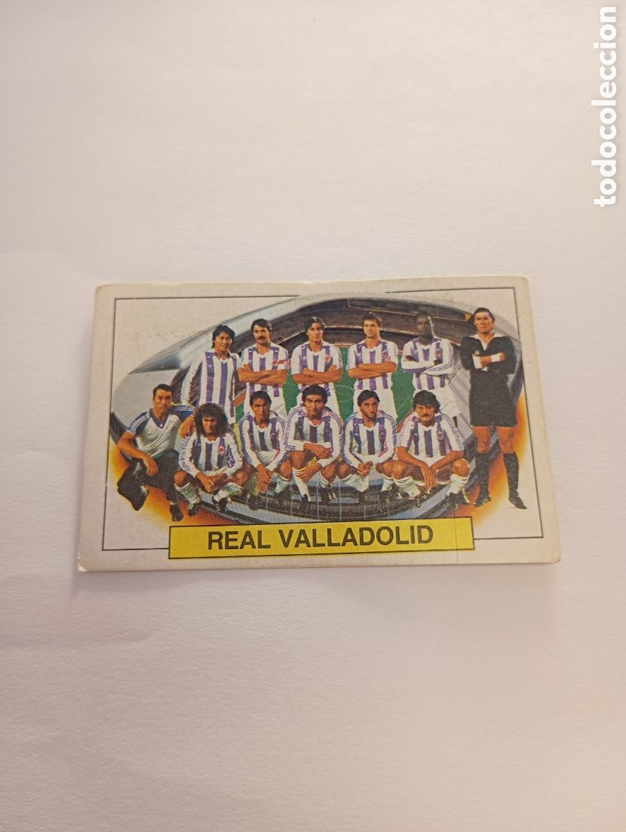 Cromos de f&uacute;tbol: ALINEACI&Oacute;N VALLADOLID Liga Este 1983 1984 NUEVO 83 84 SIN PEGAR