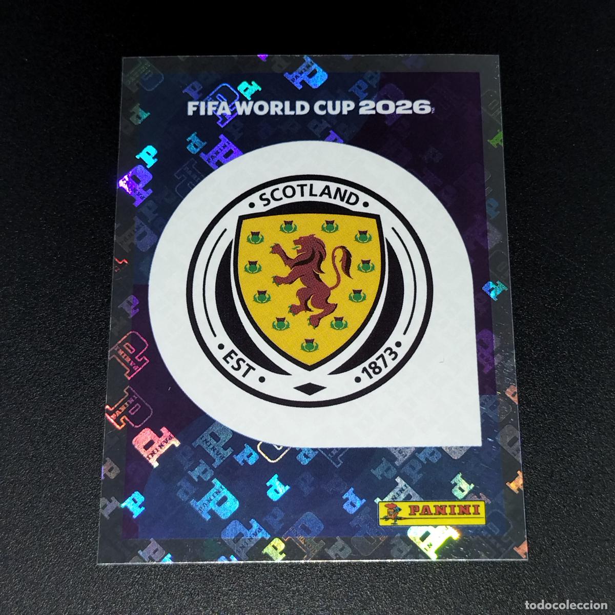 Cromos de f&uacute;tbol: SCO 1 ESCUDO LOGO ESCOCIA CROMOS STICKER MUNDIAL 26 2026 FIFA WORLD CUP PANINI