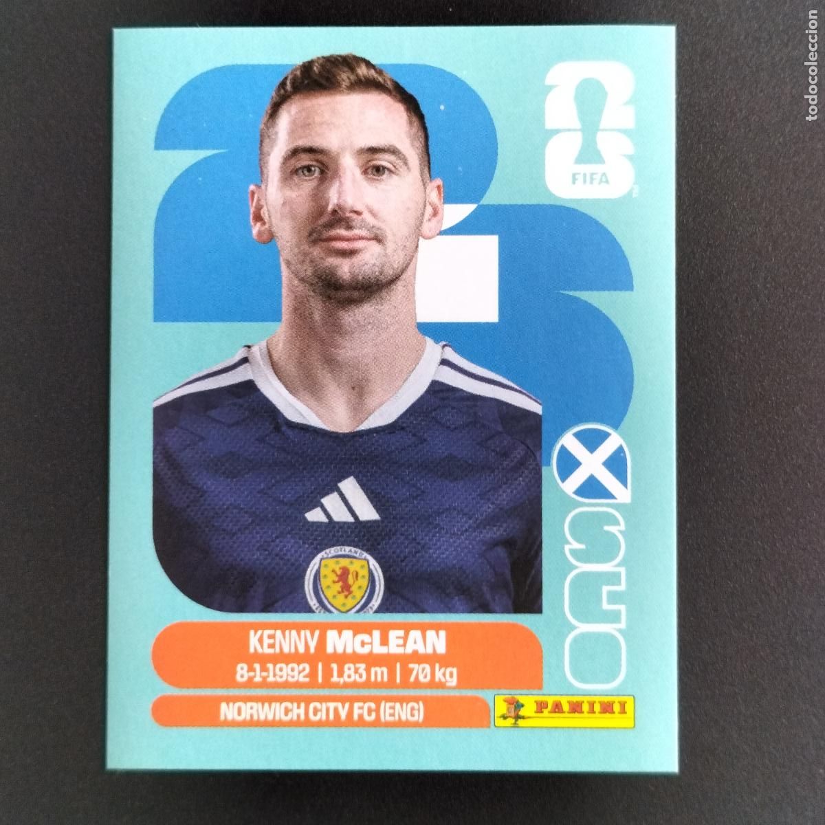 Football Stickers: SCO 16 KENNY MCLEAN ESCOCIA CROMOS STICKER MUNDIAL 26 2026 FIFA WORLD CUP PANINI