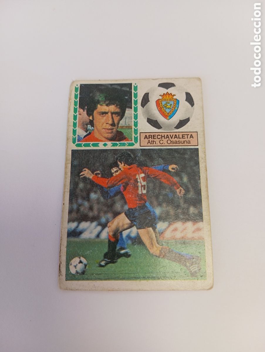 Cromos de Futebol: ARECHAVALETA Osasuna Liga Este 1983 1984 NUEVO 83 84 SIN PEGAR