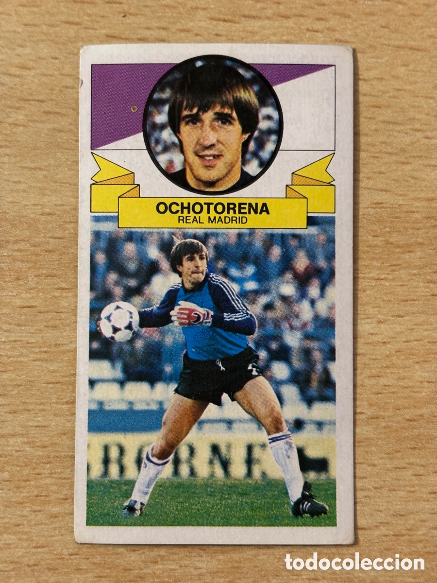 Cromos de Futebol: Ochotorena Real Madrid Ediciones Este 85/86 1985 1986 sin pegar versi&oacute;n sin publicidad