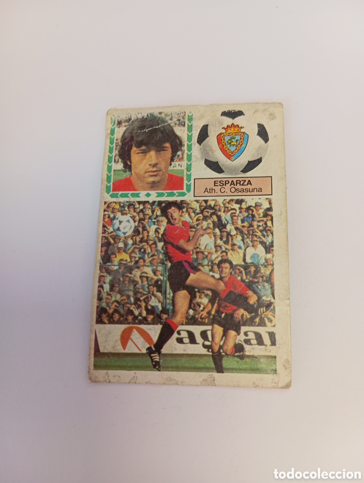 Cromos de f&uacute;tbol: ESPARZA Osasuna Liga Este 1983 1984 RECUPERADO 83 84