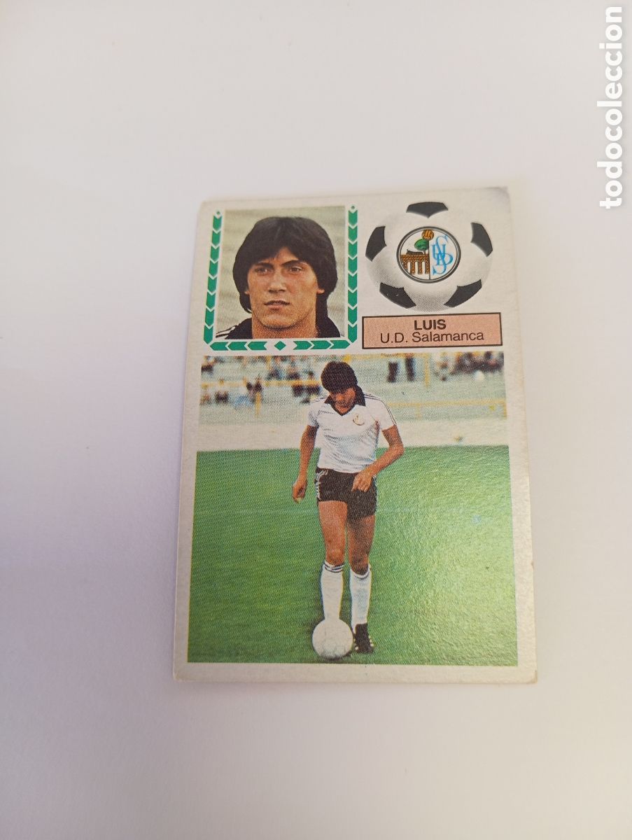Cromos de Futebol: LUIS Salamanca Liga Este 1983 1984 NUEVO 83 84 SIN PEGAR