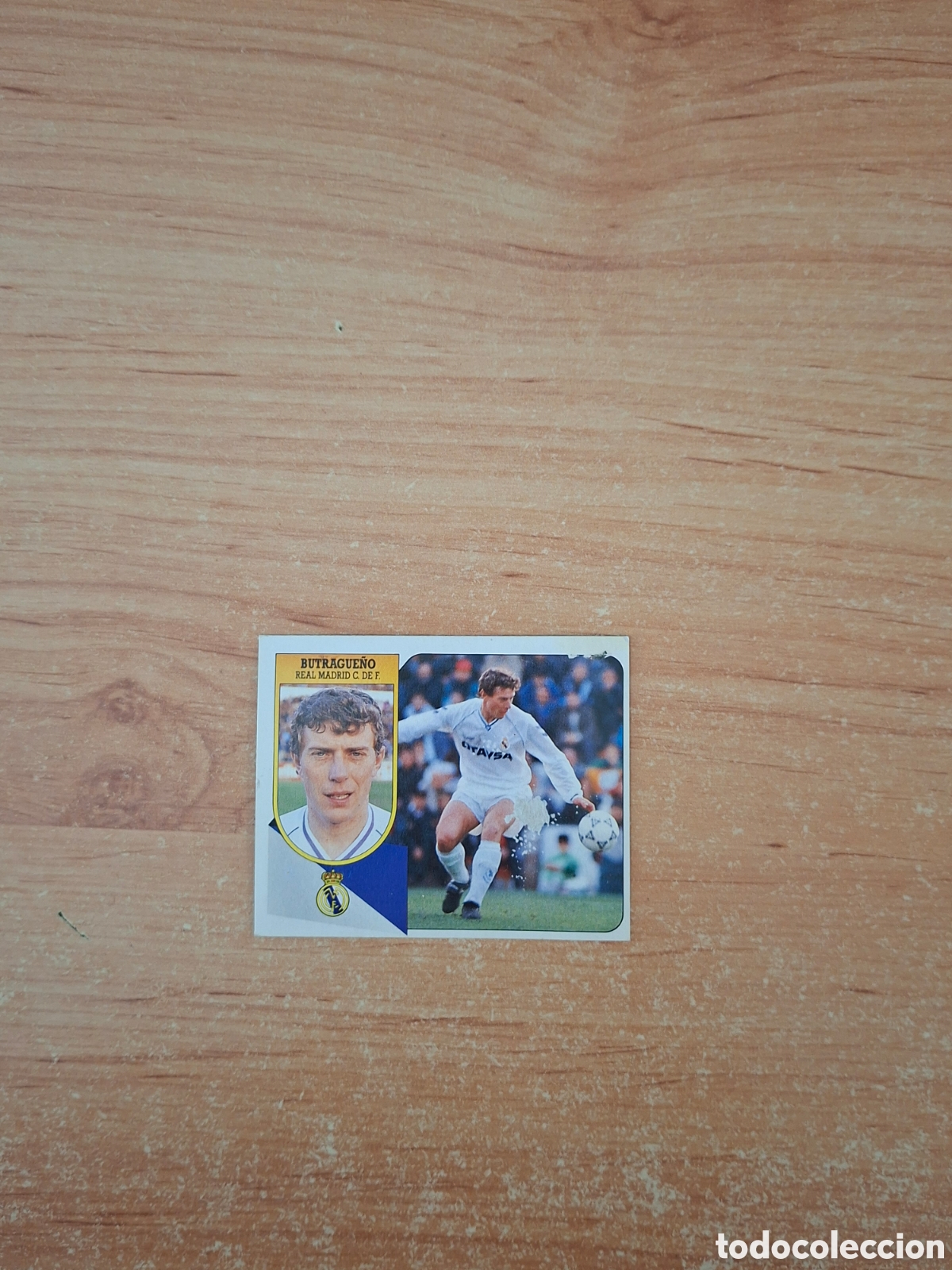 Figurine di Calcio: Este 91 92 Butrague&ntilde;o Madrid despegado ver fotos