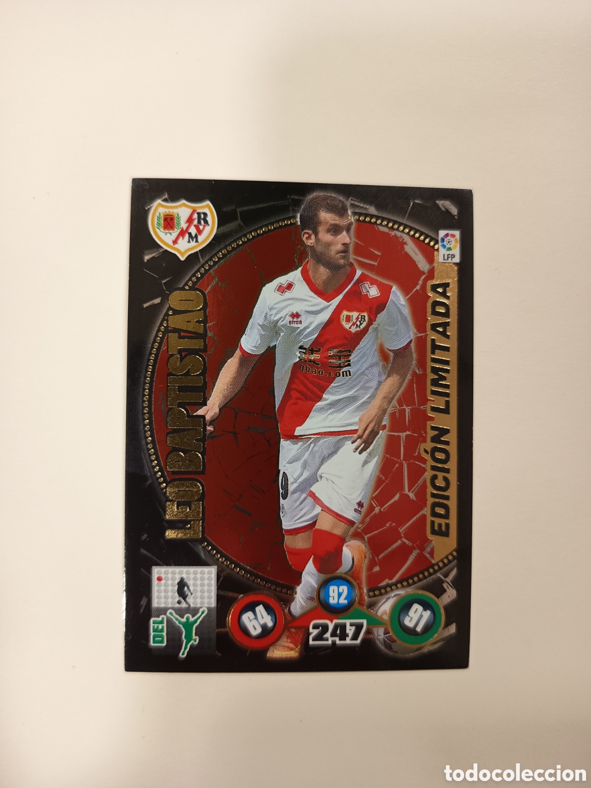 Cromos de Futebol: ADRENALYN XL EDICI&Oacute;N LIMITADA LEO BAPTISTAO RAYO VALLECANO 2014-15 2014 2015 PANINI