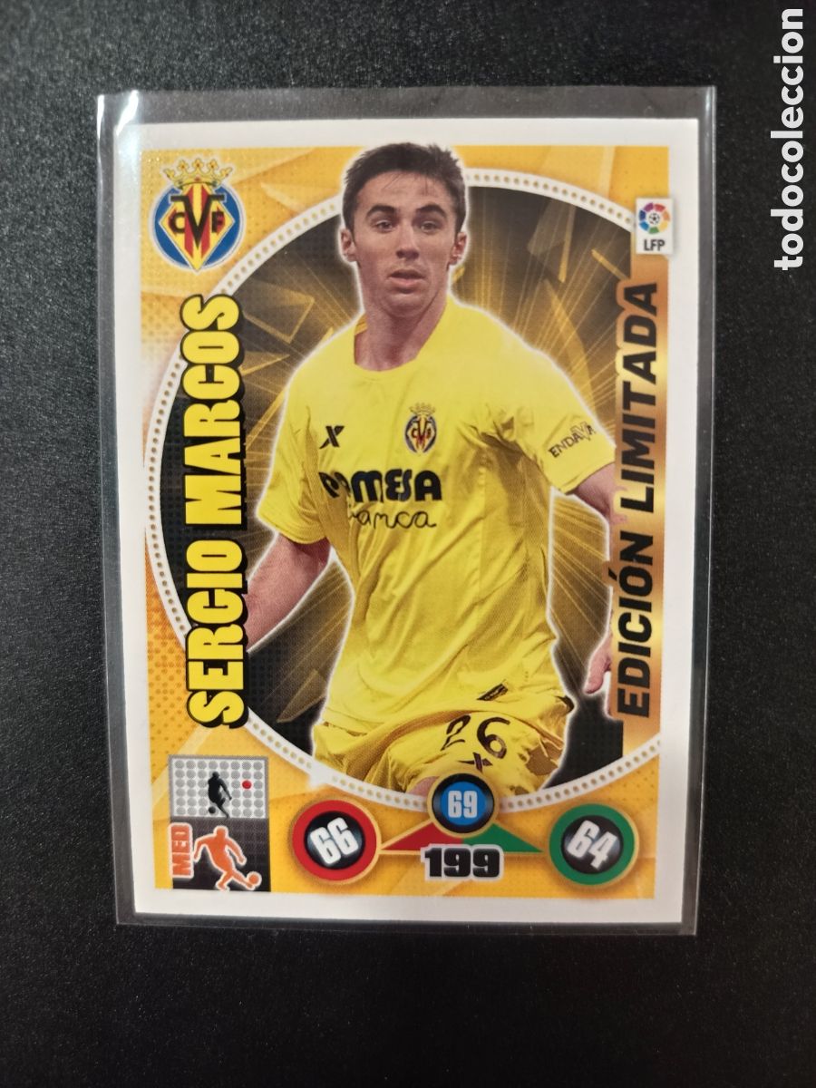 Cromos de Futebol: ADRENALYN XL EDICI&Oacute;N LIMITADA SERGIO MARCOS VILLARREAL 2014-15 2014 2015 PANINI