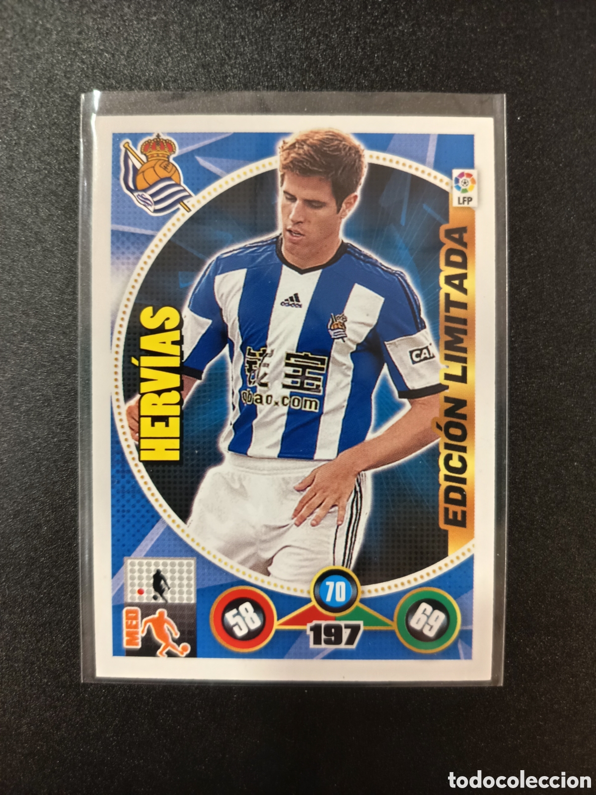 Cromos de Futebol: ADRENALYN XL EDICI&Oacute;N LIMITADA HERVIAS REAL SOCIEDAD 2014-15 2014 2015 PANINI