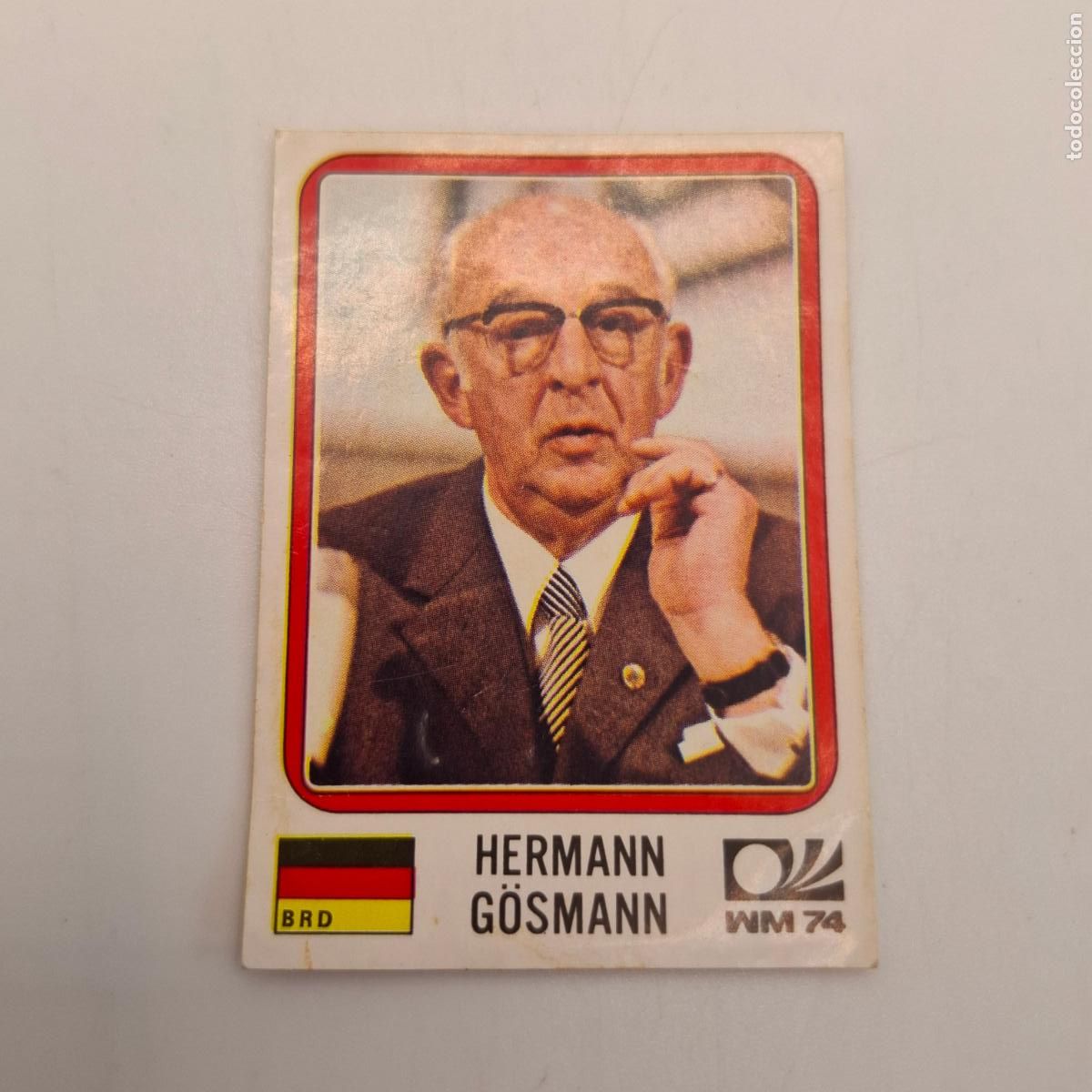 Cromos de f&uacute;tbol: CROMO PANINI 82 HERMANN GOSMANN - MUNDIAL MUNICH MUNCHEN 74 - FIFA WORLD CUP 1974 ALEMANIA