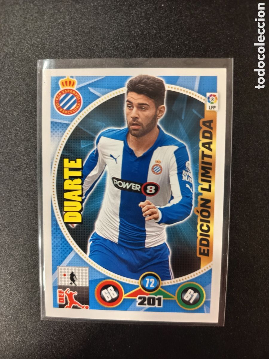 Cromos de Futebol: ADRENALYN XL EDICI&Oacute;N LIMITADA DUARTE ESPANYOL 2014-15 2014 2015 PANINI