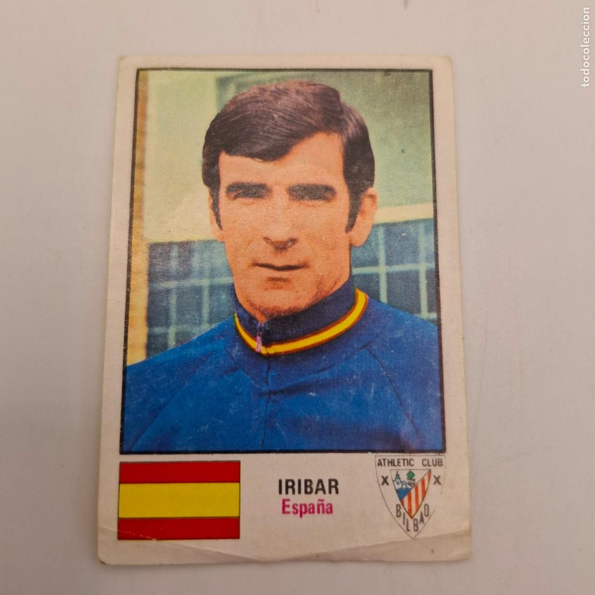 Cromos de f&uacute;tbol: CROMO DE FUTBOL IRIBAR DE ESPA&Ntilde;A N&ordm; 12 MUNDIAL ALEMANIA MUNICH 74 FHER