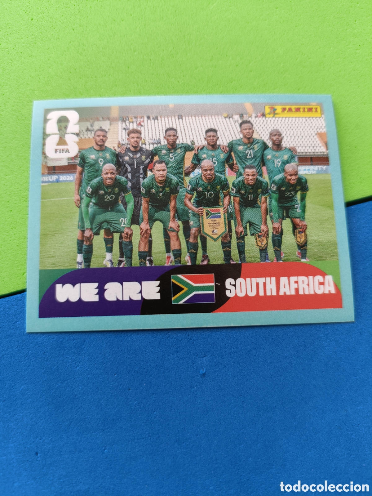 Cromos de f&uacute;tbol: Panini Mundial Fifa World cup 2026 26 sticker - RSA 13 Equipo Sud&aacute;frica