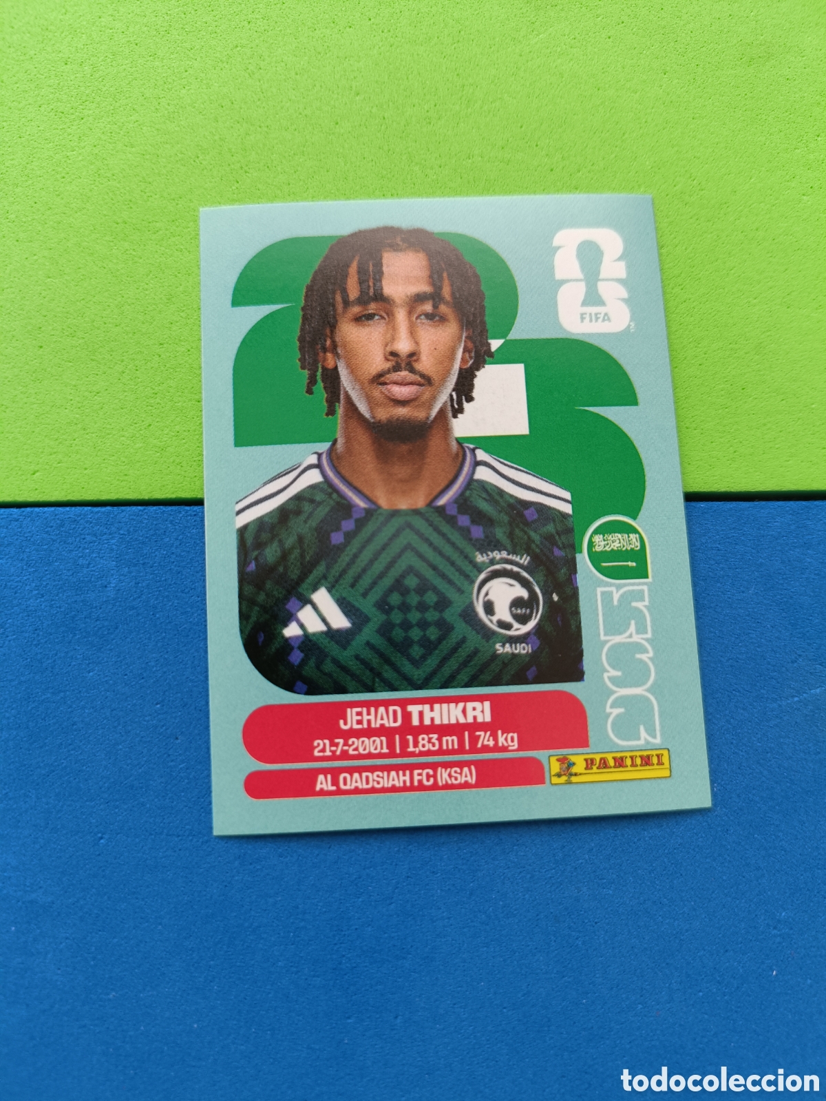 Cromos de f&uacute;tbol: Panini Mundial Fifa World cup 2026 26 sticker - KSA 6 Thikri