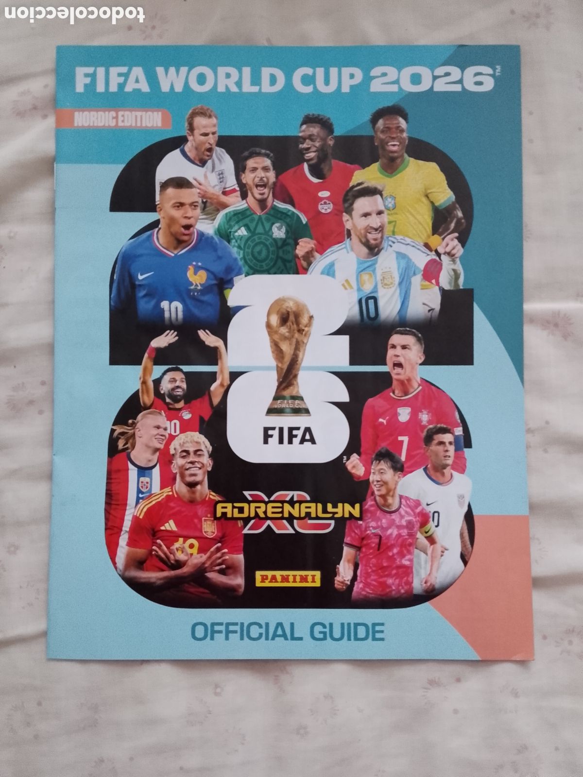 Cromos de f&uacute;tbol: GUIA OFICIAL CROMO FUTBOL PANINI ADRENALYN MUNDIAL 2026 WORLD CUP