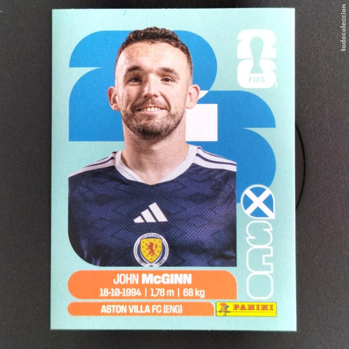 Cromos de f&uacute;tbol: SCO 17 JOHN MCGINN ESCOCIA CROMOS STICKER MUNDIAL 26 2026 FIFA WORLD CUP PANINI
