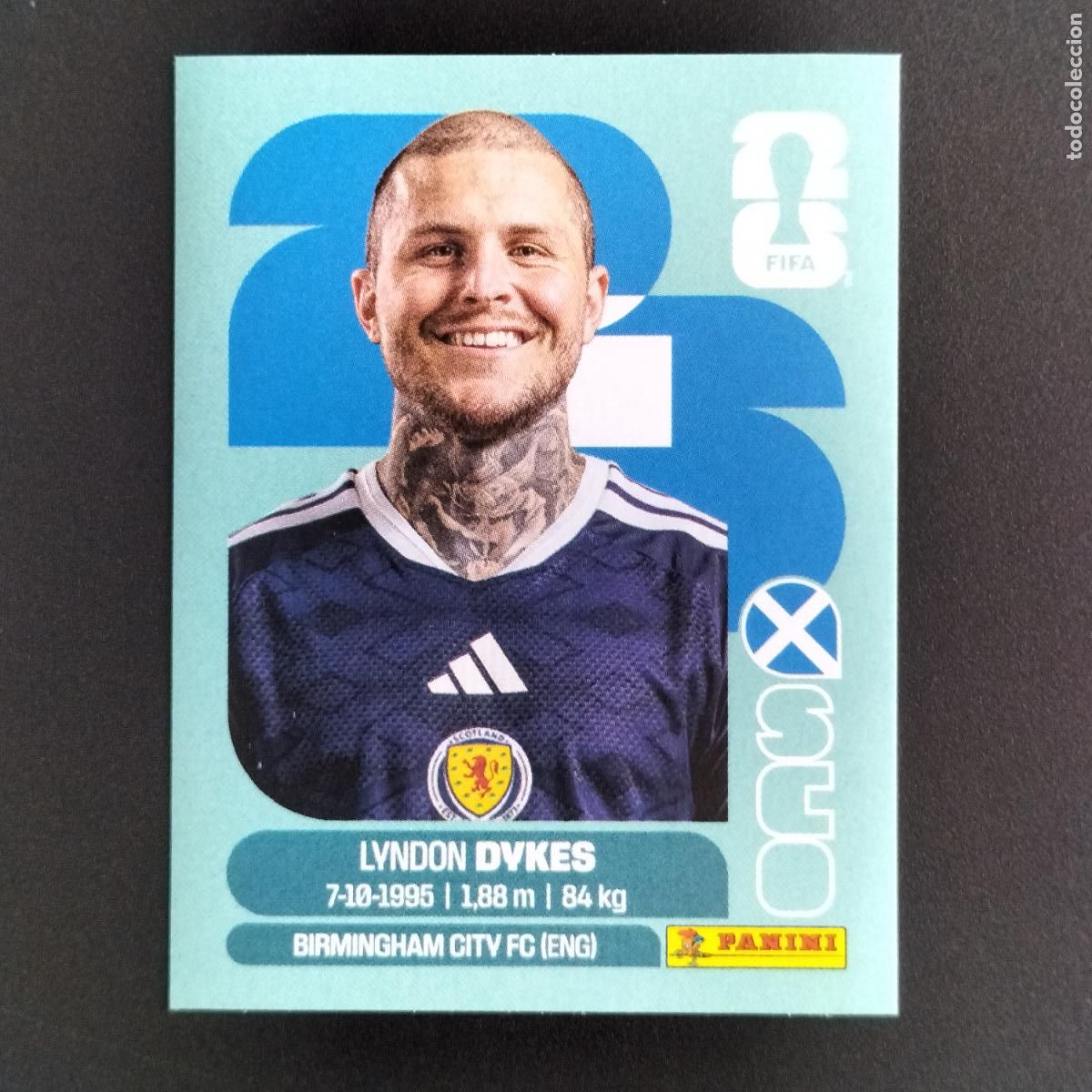 Cromos de f&uacute;tbol: SCO 18 LYNDON DYKES ESCOCIA CROMOS STICKER MUNDIAL 26 2026 FIFA WORLD CUP PANINI