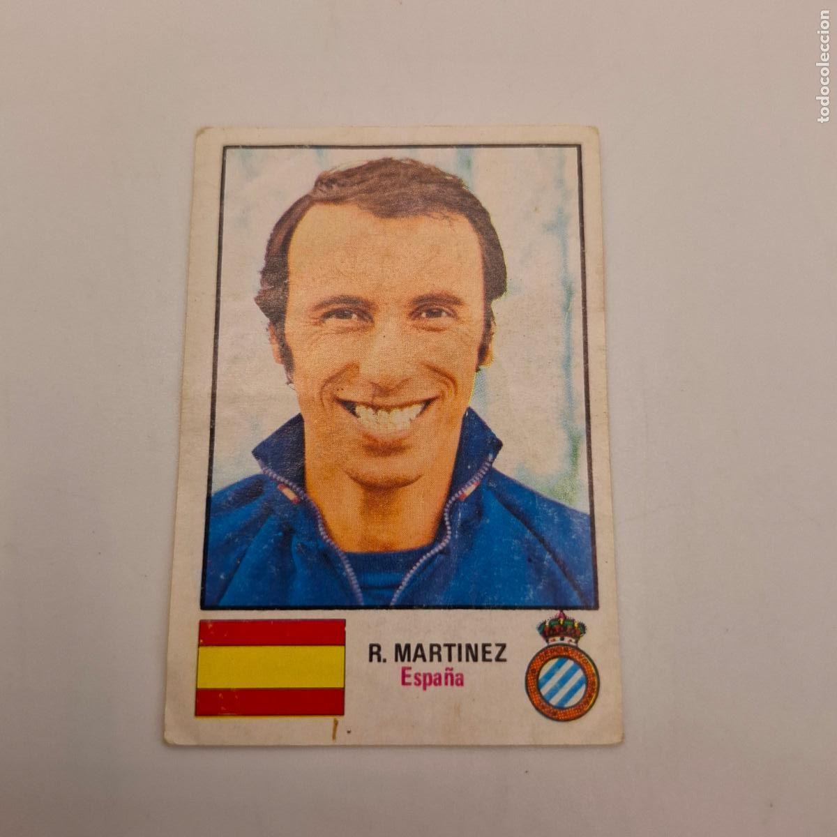 Cromos de f&uacute;tbol: CROMO DE FUTBOL R.MARTINEZ ESPA&Ntilde;A N&ordm; 20 MUNDIAL ALEMANIA MUNICH 74 FHER