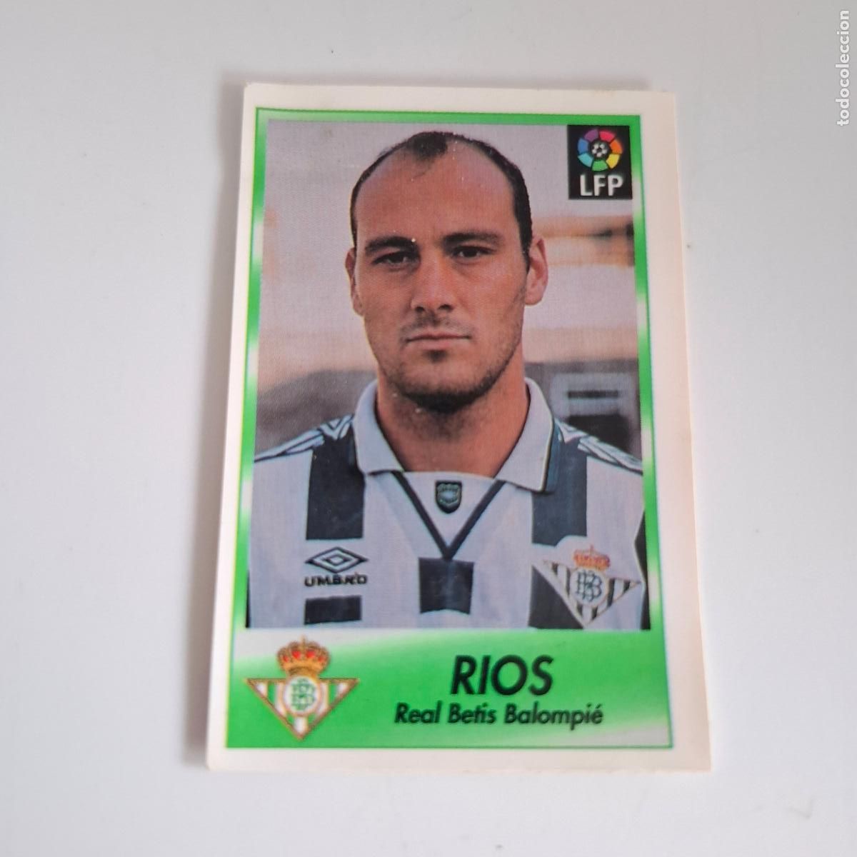 Cromos de f&uacute;tbol: BOLLYCAO FUTBOL LIGA 96 97 1996 1997 BETIS N&ordm; 19 RIOS