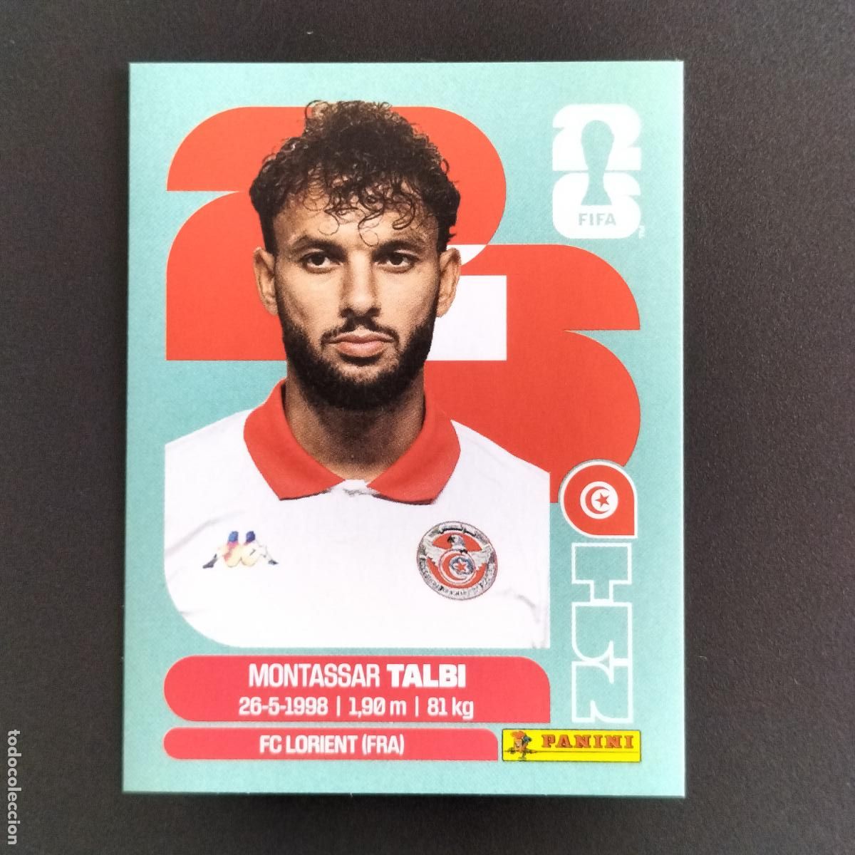 Cromos de f&uacute;tbol: TUN 5 MONTASSAR TALBI TUNEZ CROMOS STICKER MUNDIAL 26 2026 FIFA WORLD CUP PANINI