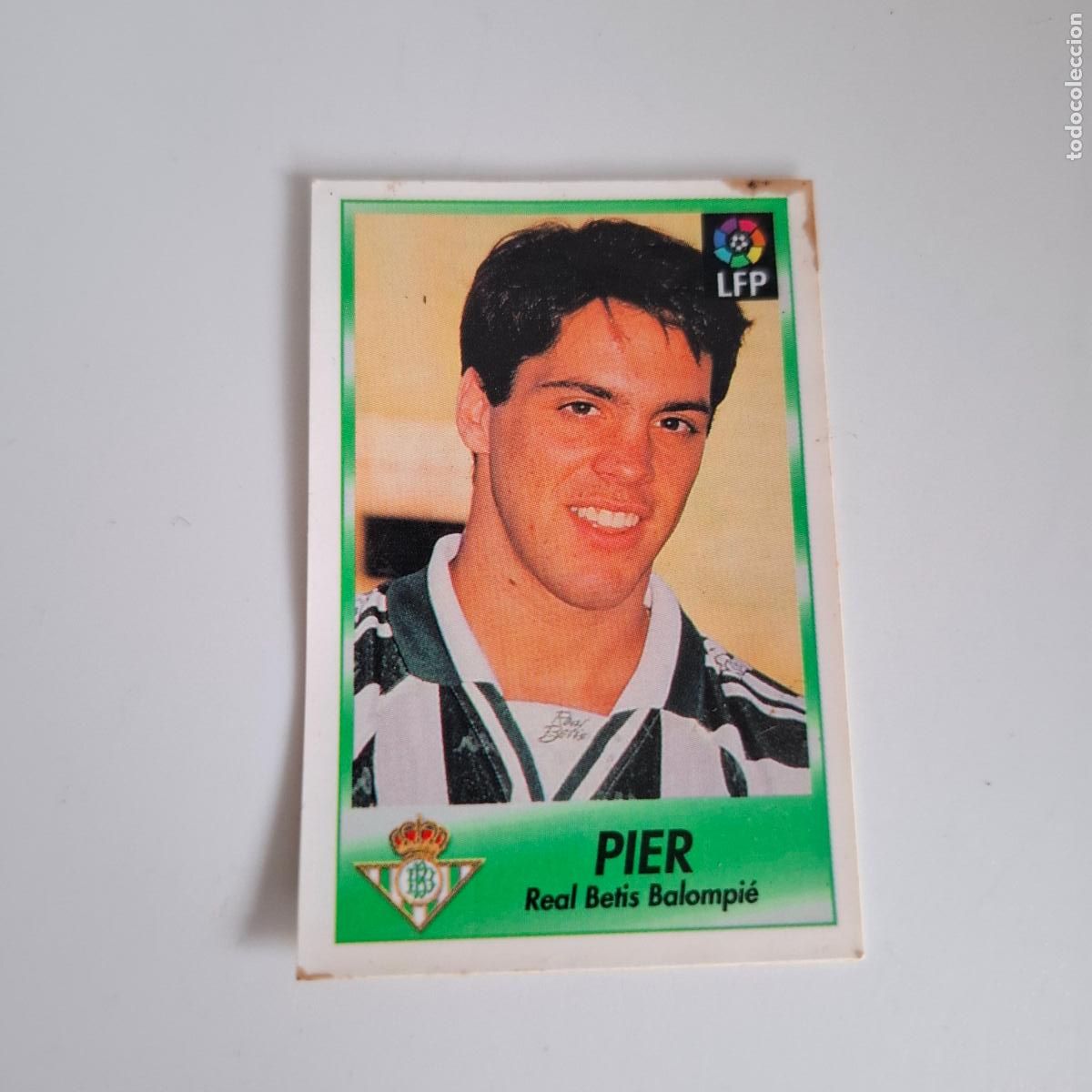 Cromos de f&uacute;tbol: BOLLYCAO FUTBOL LIGA 96 97 1996 1997 BETIS N&ordm; 25 PIER