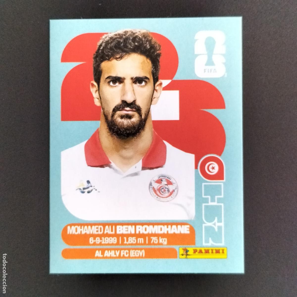 Cromos de f&uacute;tbol: TUN 12 MOHAMED ALI BEN ROMDHANE TUNEZ CROMOS STICKER MUNDIAL 26 2026 FIFA WORLD CUP PANINI