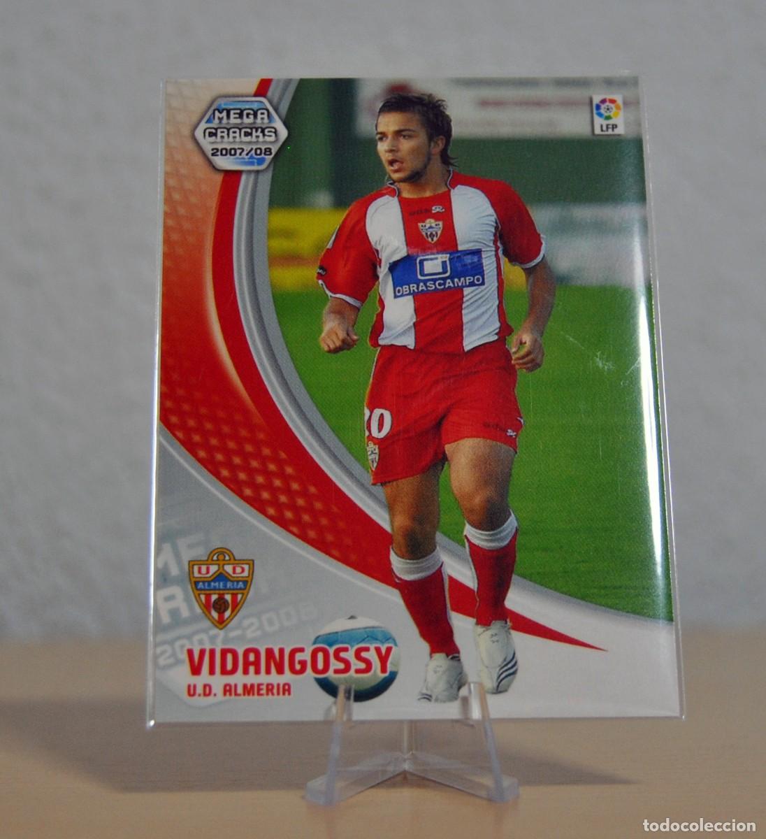 Cromos de f&uacute;tbol: Vidangossy, n&ordm;15 BIS (Almer&iacute;a). Colecci&oacute;n Cromos MegaCracks 2007-2008. Cromo Panini. Nuevo fichaje.