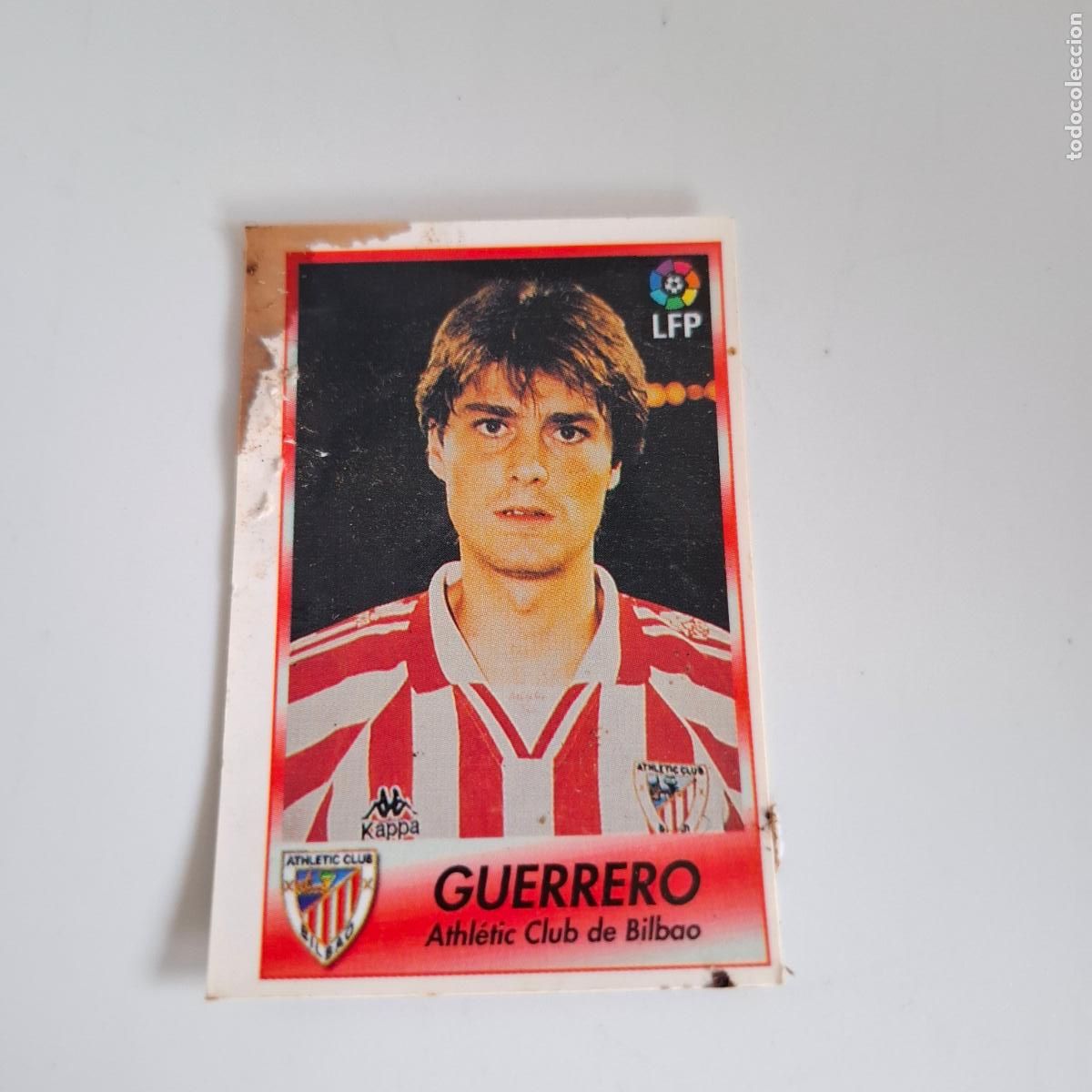 Cromos de f&uacute;tbol: BOLLYCAO FUTBOL LIGA 96 97 1996 1997 ATHLETIC CLUB DE BILBAO N&ordm;34 GUERRERRO