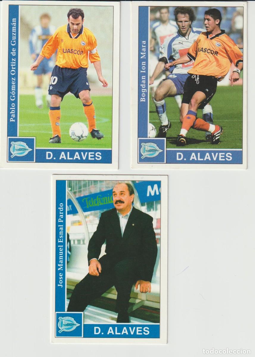 Cromos de f&uacute;tbol: Fichas o Cromos Deportivo Alav&eacute;s Liga 2002