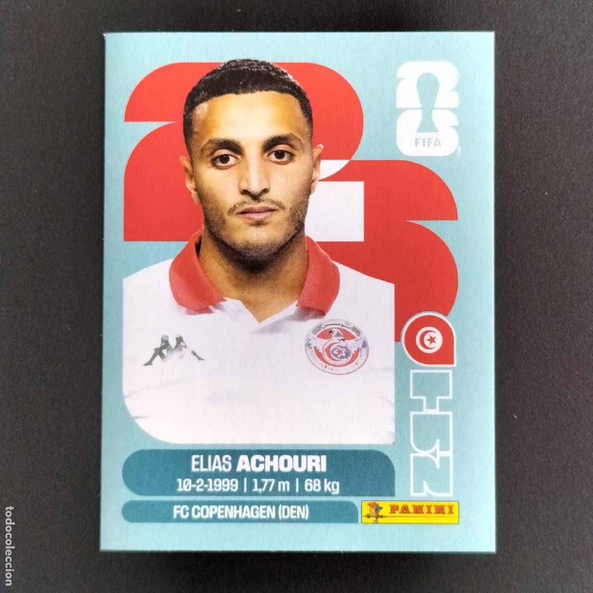 Cromos de f&uacute;tbol: TUN 15 ELIAS ACHOURI TUNEZ CROMOS STICKER MUNDIAL 26 2026 FIFA WORLD CUP PANINI