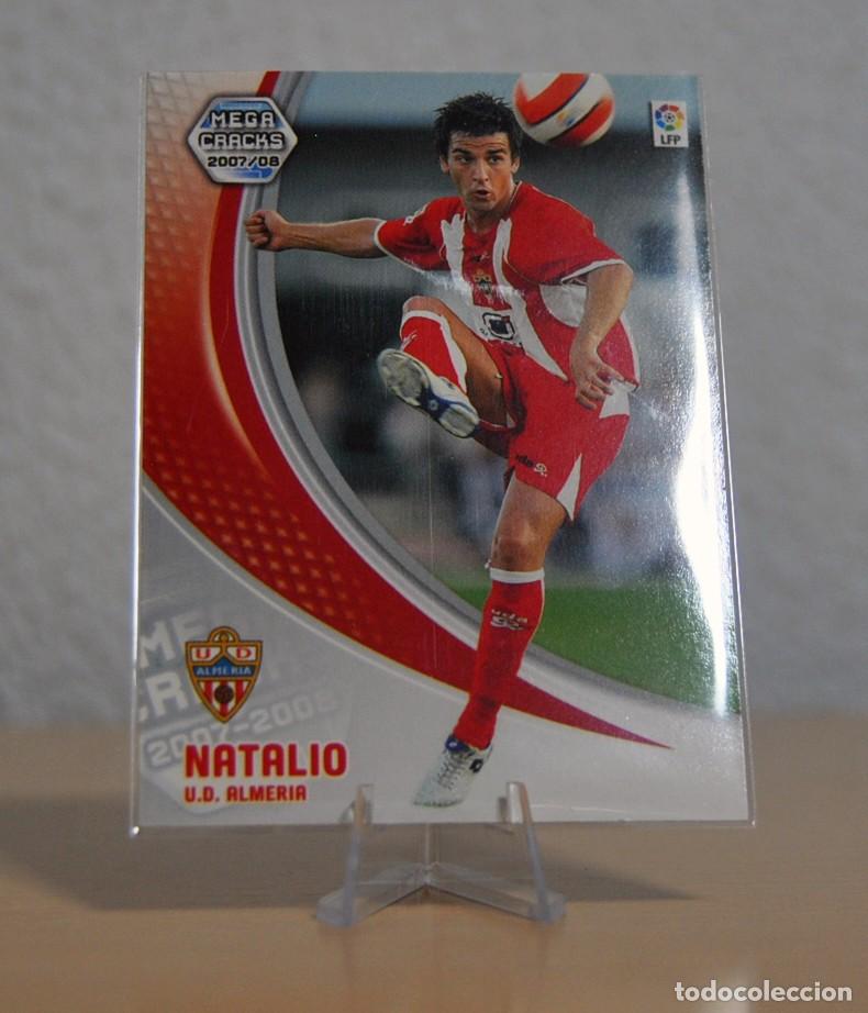 Cartes &agrave; collectionner de Football: Natalio, n&ordm;18 (Almer&iacute;a). Colecci&oacute;n Cromos MegaCracks 2007-2008. Cromo Panini.