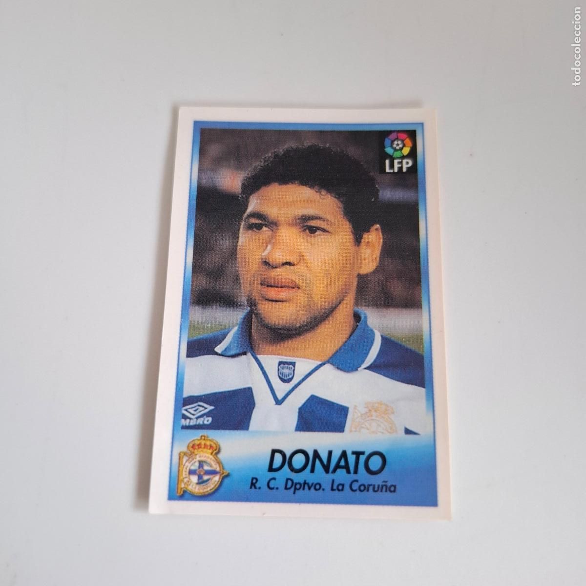 Figurine di Calcio: BOLLYCAO FUTBOL LIGA 96 97 1996 1997 DEPORTIVO DE LA CORU&Ntilde;A N&ordm; 73 DONATO