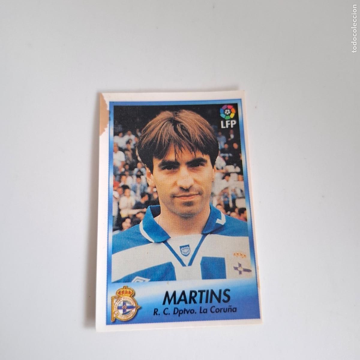 Figurine di Calcio: BOLLYCAO FUTBOL LIGA 96 97 1996 1997 DEPORTIVO DE LA CORU&Ntilde;A N&ordm; 75 MARTINS