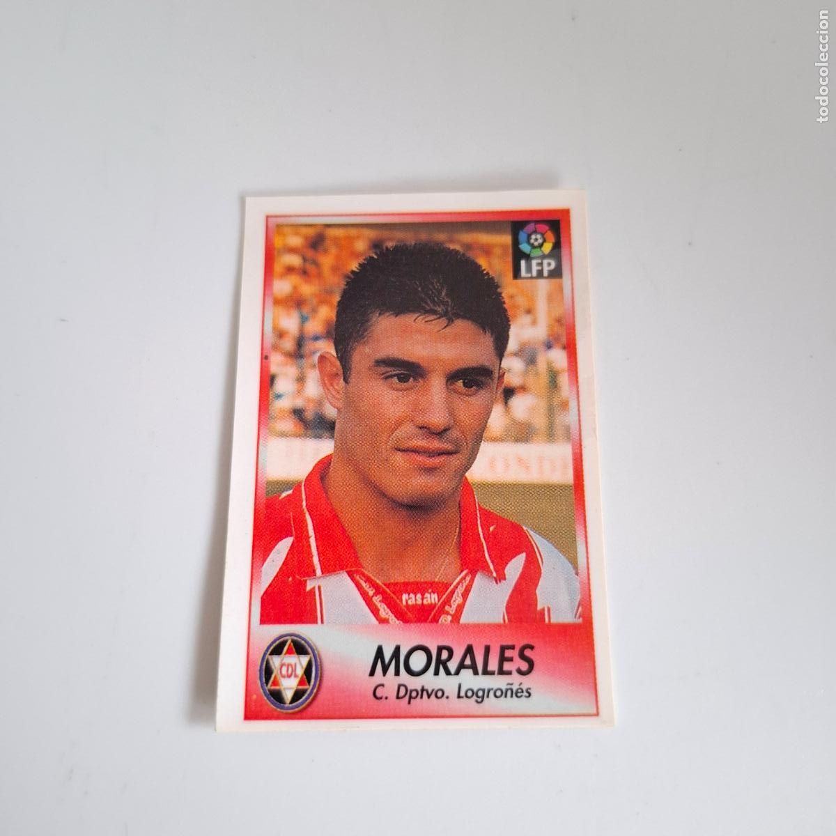 Cromos de f&uacute;tbol: BOLLYCAO FUTBOL LIGA 96 97 1996 1997 LOGRO&Ntilde;ES N&ordm; 142 MORALES