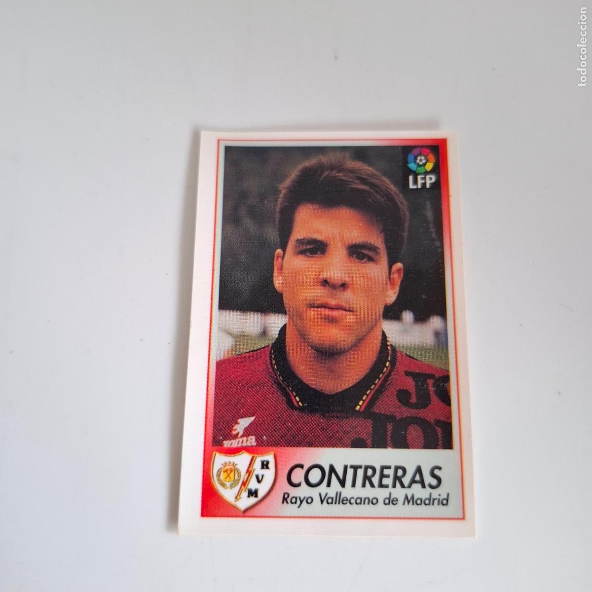 Cromos de f&uacute;tbol: BOLLYCAO FUTBOL LIGA 96 97 1996 1997 RAYO VALLECANO N&ordm; 184 CONTRERAS